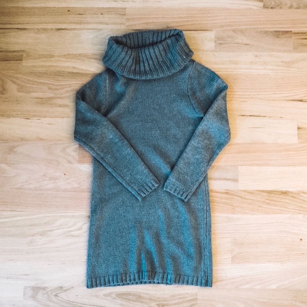 Cotton Emporium Cowl Neck Sweater Dress